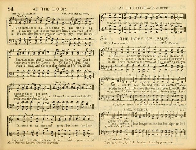 Christ in Song: for all religious services nearly one thousand best gospel hymns, new and old with responsive scripture readings (Rev. and Enl.) page 77