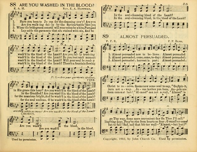 Christ in Song: for all religious services nearly one thousand best gospel hymns, new and old with responsive scripture readings (Rev. and Enl.) page 79