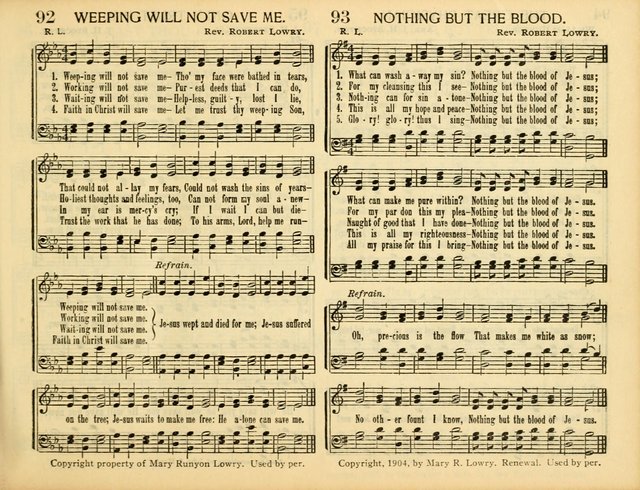 Christ in Song: for all religious services nearly one thousand best gospel hymns, new and old with responsive scripture readings (Rev. and Enl.) page 81