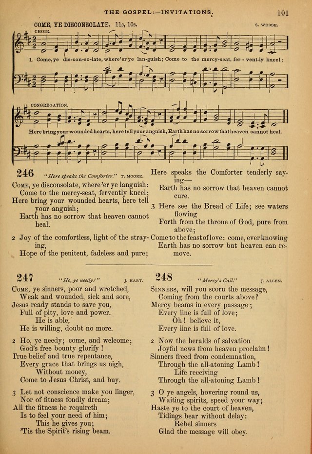 The Calvary Selection of Spiritual Songs: with music for use in social meetings. page 101