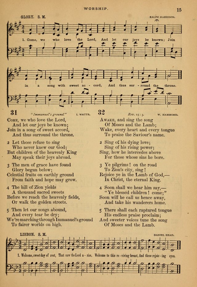 The Calvary Selection of Spiritual Songs: with music for use in social meetings. page 15