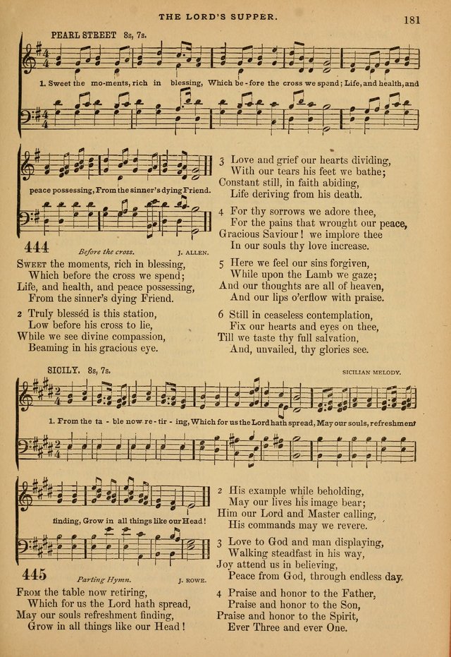 The Calvary Selection of Spiritual Songs: with music for use in social meetings. page 181