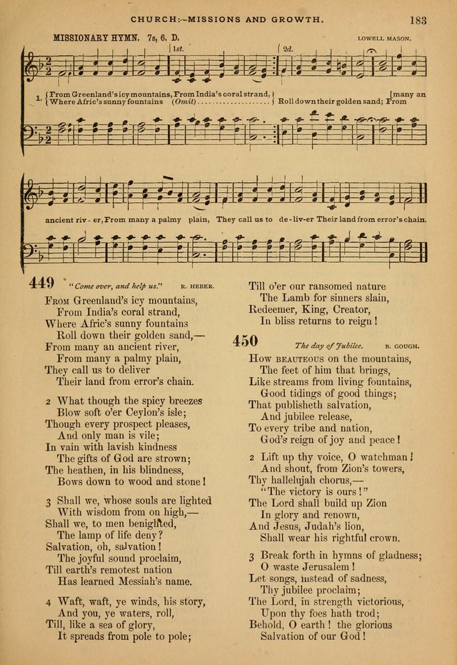 The Calvary Selection of Spiritual Songs: with music for use in social meetings. page 183