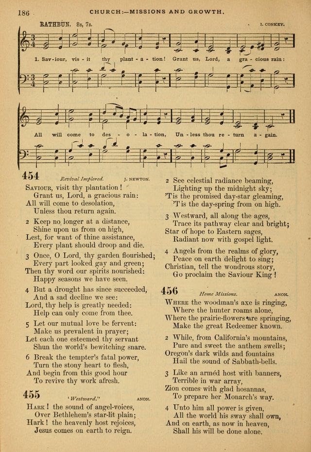 The Calvary Selection of Spiritual Songs: with music for use in social meetings. page 186