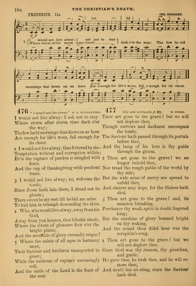 The Calvary Selection of Spiritual Songs: with music for use in social meetings. page 194