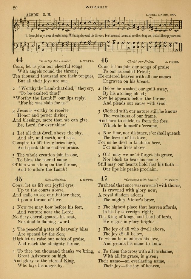 The Calvary Selection of Spiritual Songs: with music for use in social meetings. page 20