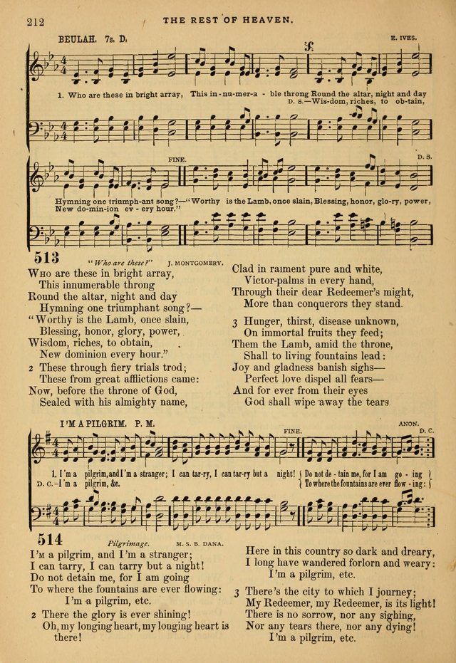 The Calvary Selection of Spiritual Songs: with music for use in social meetings. page 212