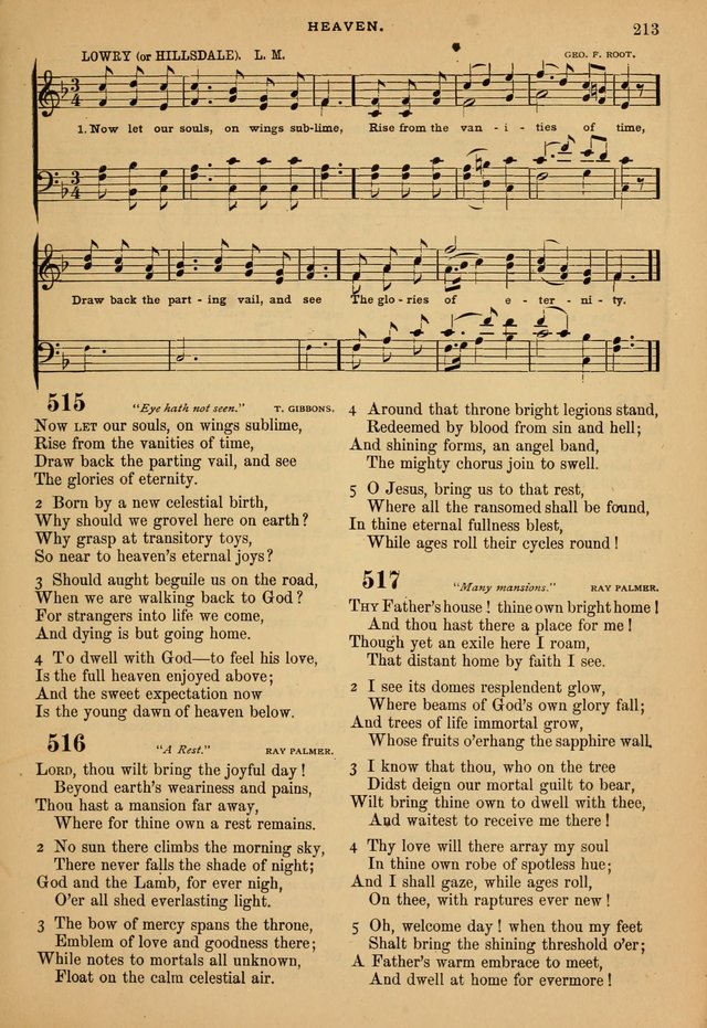 The Calvary Selection of Spiritual Songs: with music for use in social meetings. page 213