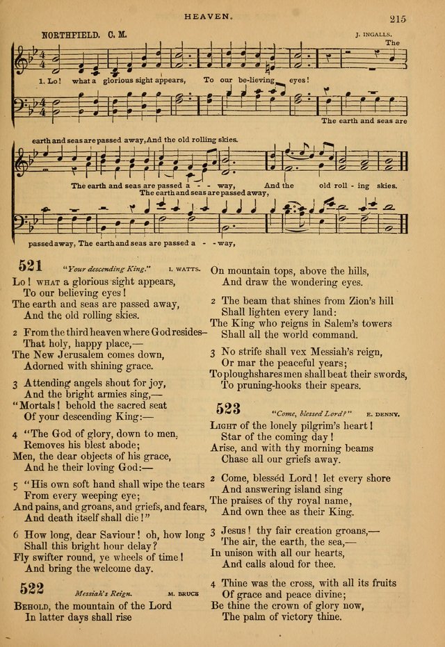 The Calvary Selection of Spiritual Songs: with music for use in social meetings. page 215