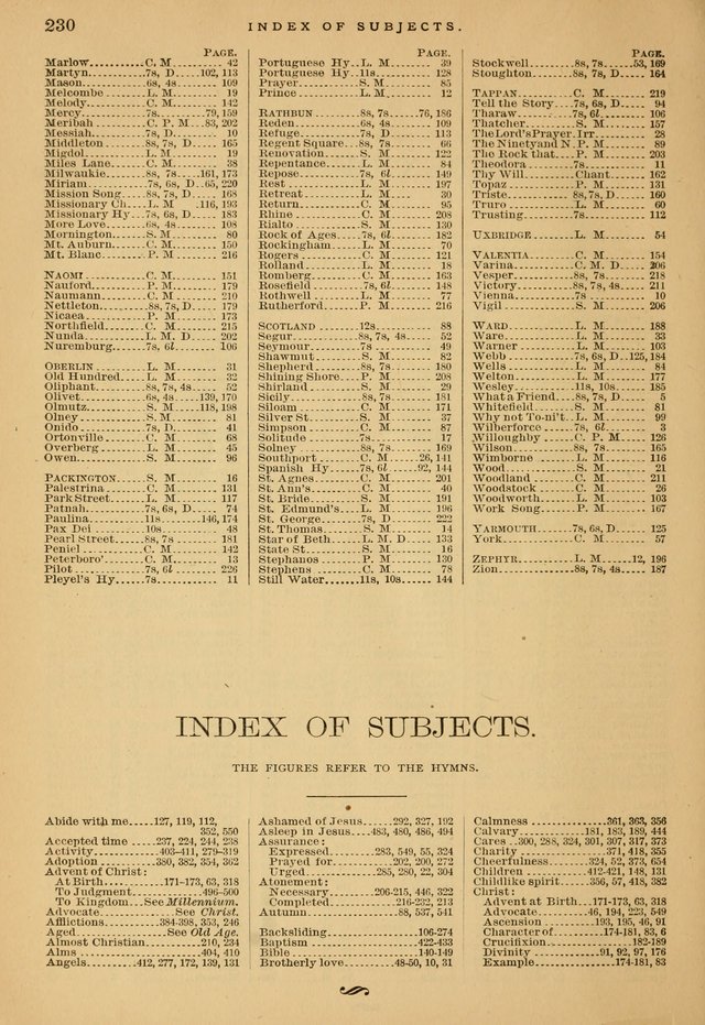 The Calvary Selection of Spiritual Songs: with music for use in social meetings. page 230