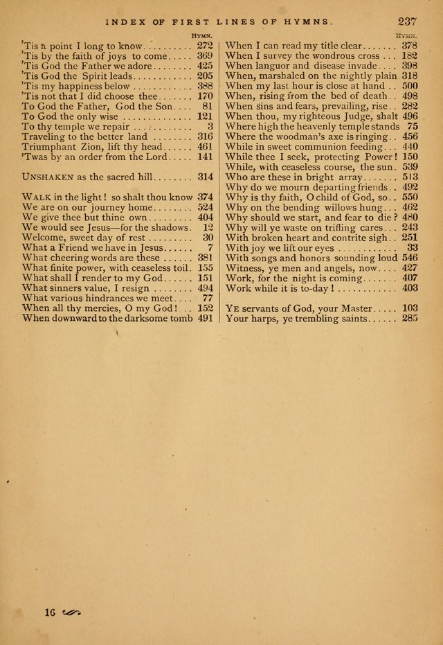 The Calvary Selection of Spiritual Songs: with music for use in social meetings. page 237