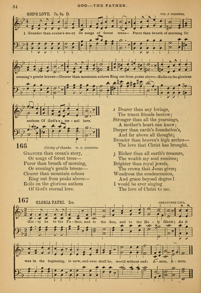 The Calvary Selection of Spiritual Songs: with music for use in social meetings. page 64