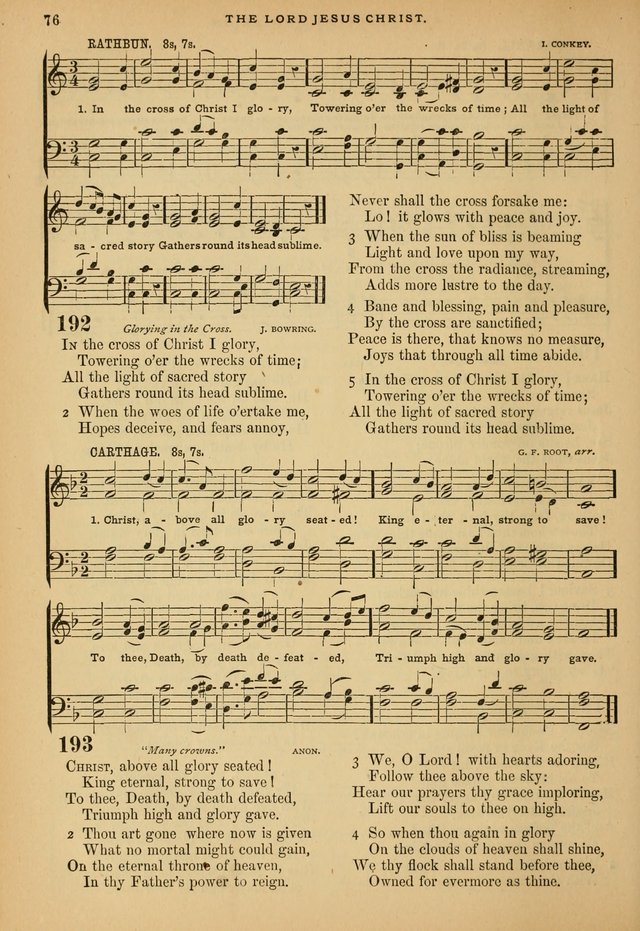 The Calvary Selection of Spiritual Songs: with music for use in social meetings. page 76