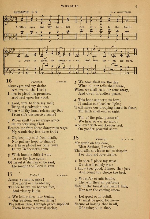 The Calvary Selection of Spiritual Songs: with music for use in social meetings. page 9