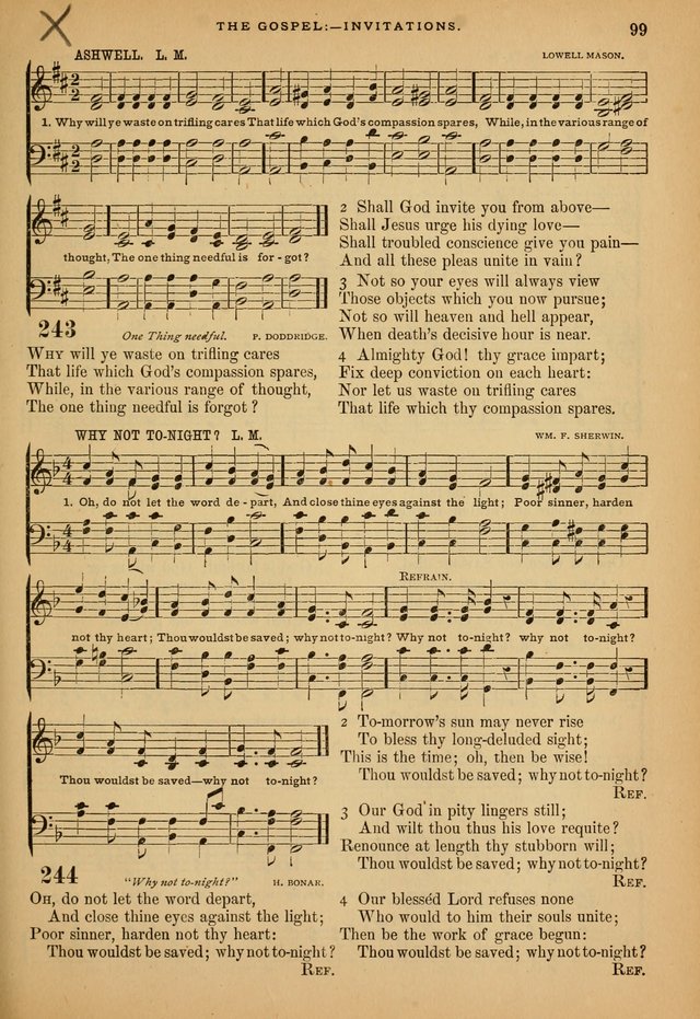 The Calvary Selection of Spiritual Songs: with music for use in social meetings. page 99