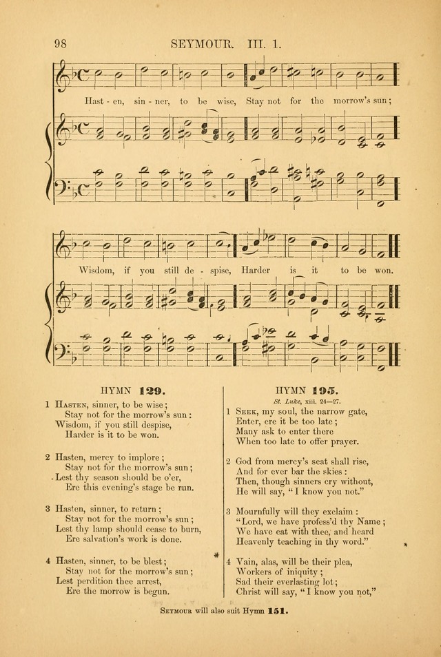 A Collection of Sacred Song: being an eclectic compilation for the use of churches, families and schools... (2nd ed.) page 105