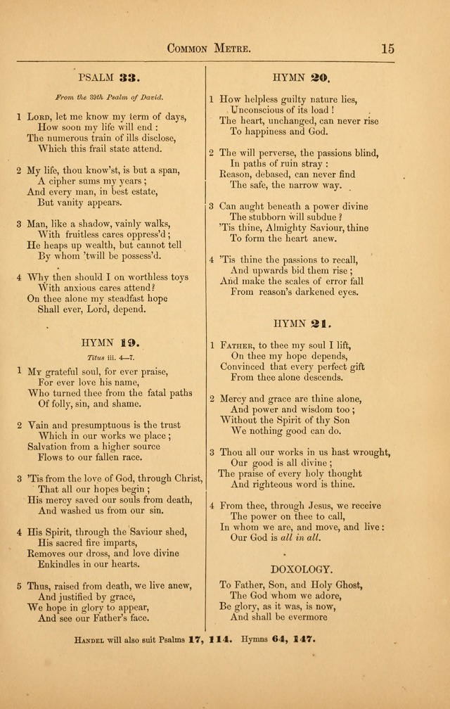 A Collection of Sacred Song: being an eclectic compilation for the use of churches, families and schools... (2nd ed.) page 22