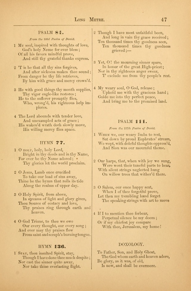 A Collection of Sacred Song: being an eclectic compilation for the use of churches, families and schools... (2nd ed.) page 54