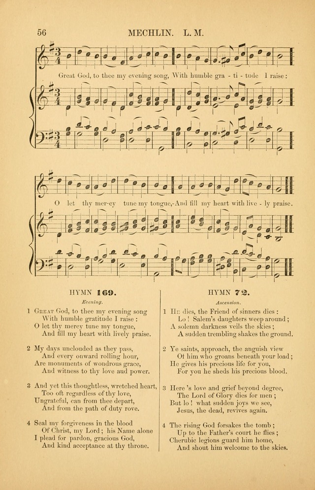 A Collection of Sacred Song: being an eclectic compilation for the use of churches, families and schools... (2nd ed.) page 63