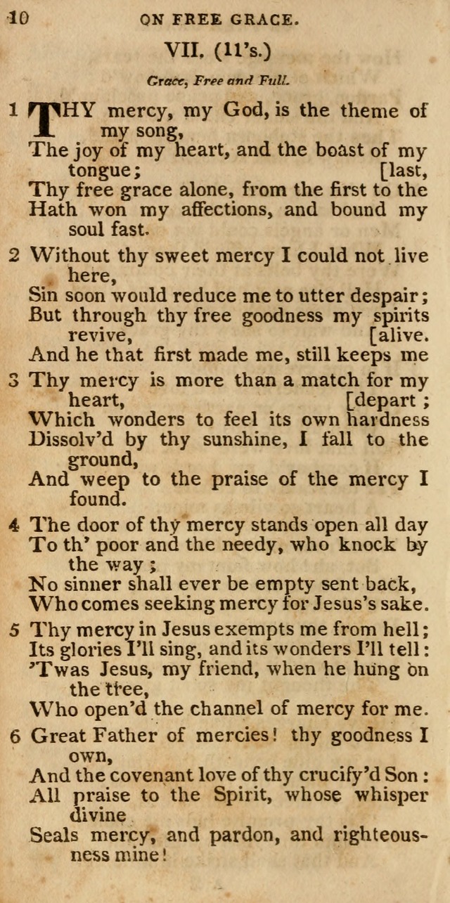 The Cluster of Spiritual Songs, Divine Hymns and Sacred Poems: being chiefly a collection (3rd ed. rev.) page 10