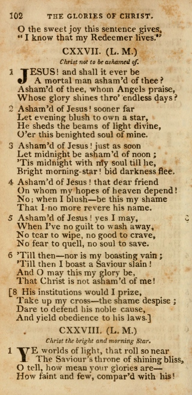 The Cluster of Spiritual Songs, Divine Hymns and Sacred Poems: being chiefly a collection (3rd ed. rev.) page 102