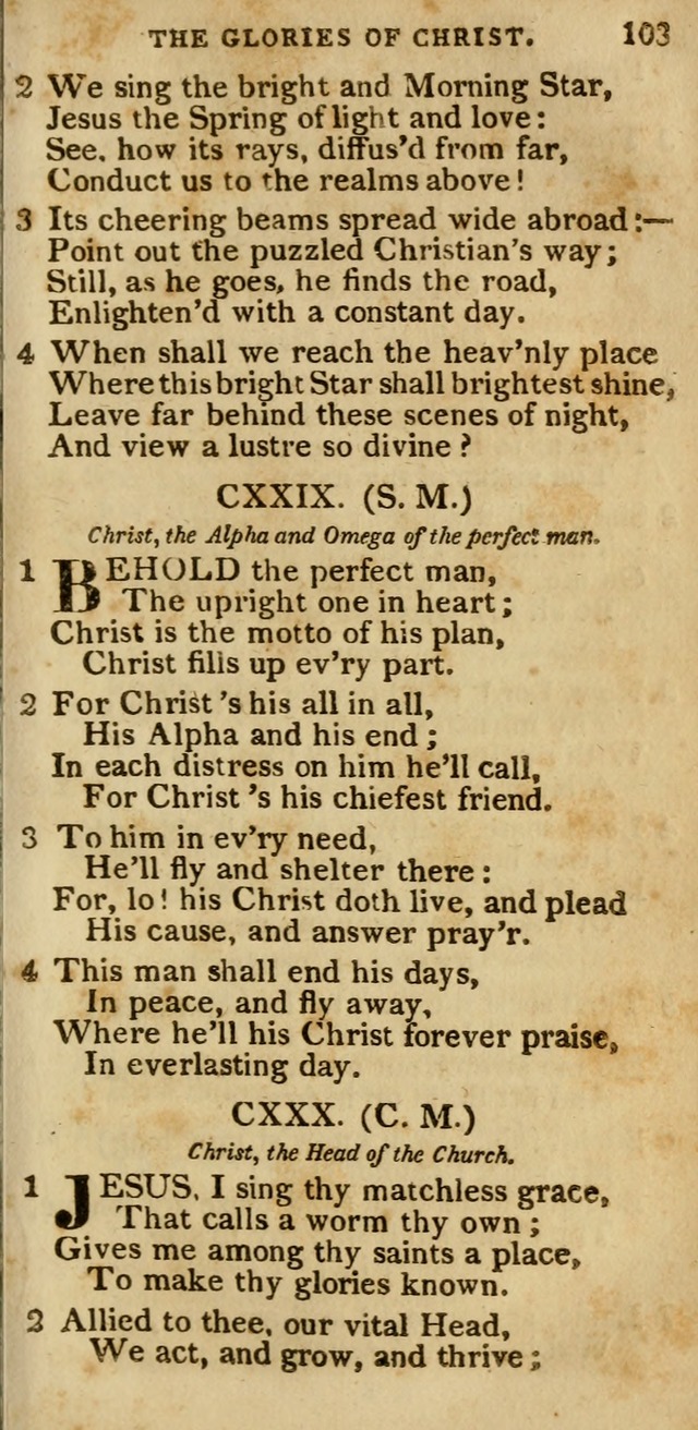 The Cluster of Spiritual Songs, Divine Hymns and Sacred Poems: being chiefly a collection (3rd ed. rev.) page 103