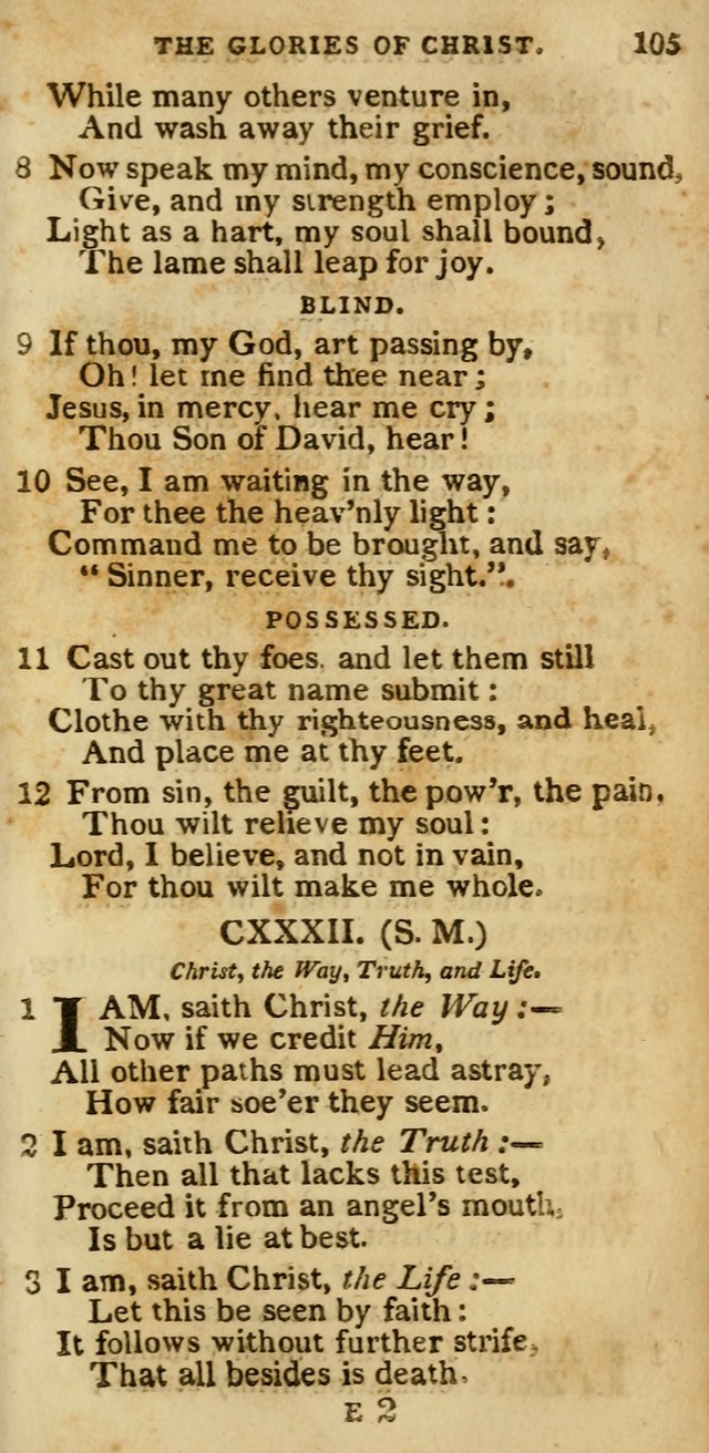 The Cluster of Spiritual Songs, Divine Hymns and Sacred Poems: being chiefly a collection (3rd ed. rev.) page 105