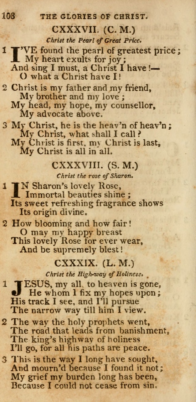 The Cluster of Spiritual Songs, Divine Hymns and Sacred Poems: being chiefly a collection (3rd ed. rev.) page 108