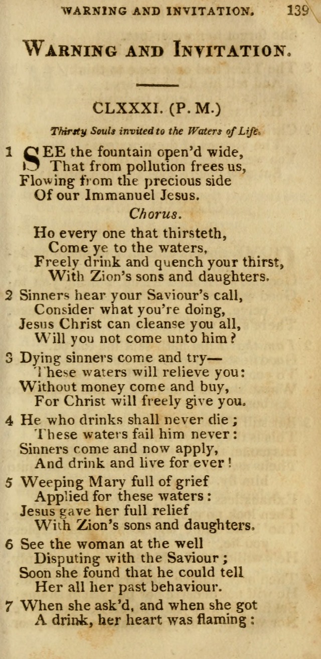 The Cluster of Spiritual Songs, Divine Hymns and Sacred Poems: being chiefly a collection (3rd ed. rev.) page 139