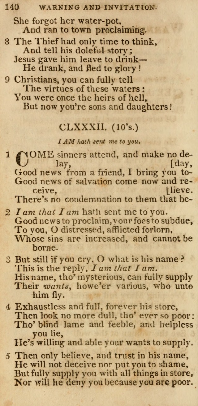 The Cluster of Spiritual Songs, Divine Hymns and Sacred Poems: being chiefly a collection (3rd ed. rev.) page 140