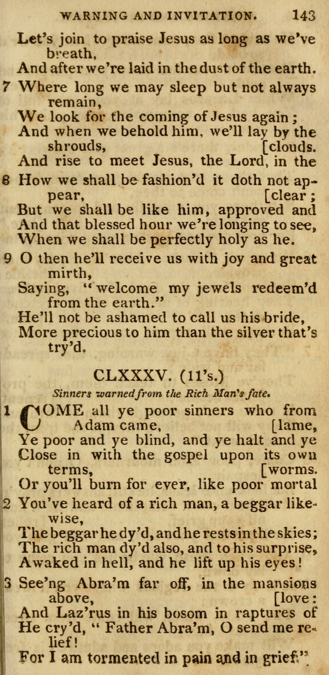 The Cluster of Spiritual Songs, Divine Hymns and Sacred Poems: being chiefly a collection (3rd ed. rev.) page 143