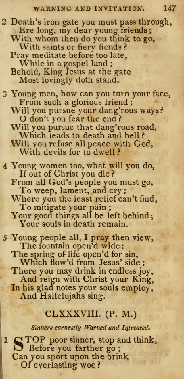 The Cluster of Spiritual Songs, Divine Hymns and Sacred Poems: being chiefly a collection (3rd ed. rev.) page 147