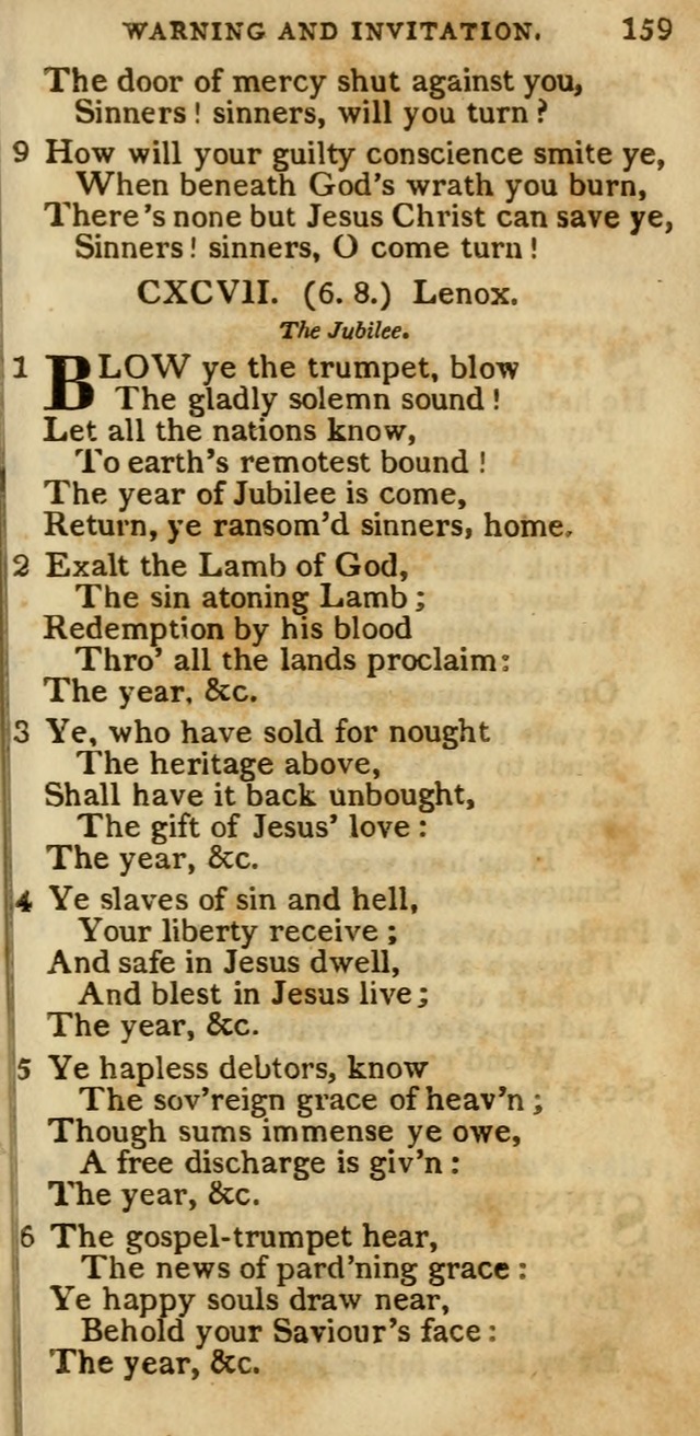 The Cluster of Spiritual Songs, Divine Hymns and Sacred Poems: being chiefly a collection (3rd ed. rev.) page 159