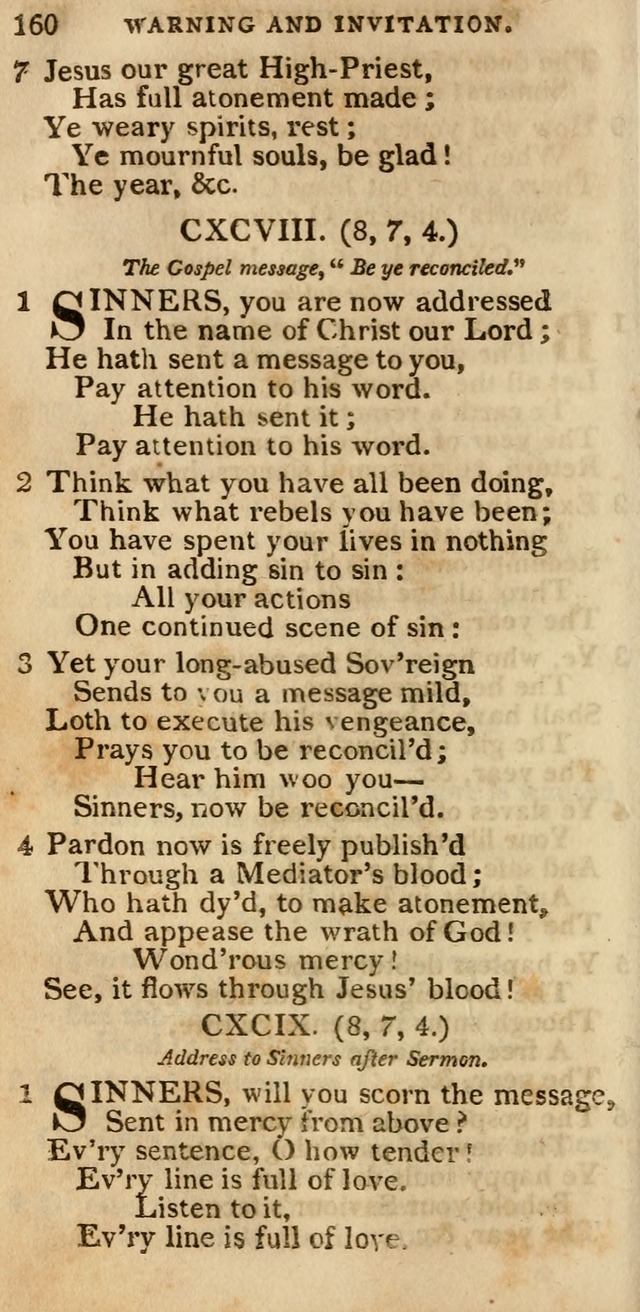 The Cluster of Spiritual Songs, Divine Hymns and Sacred Poems: being chiefly a collection (3rd ed. rev.) page 160