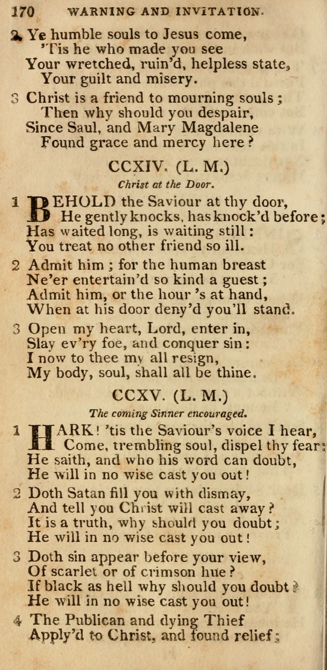 The Cluster of Spiritual Songs, Divine Hymns and Sacred Poems: being chiefly a collection (3rd ed. rev.) page 170