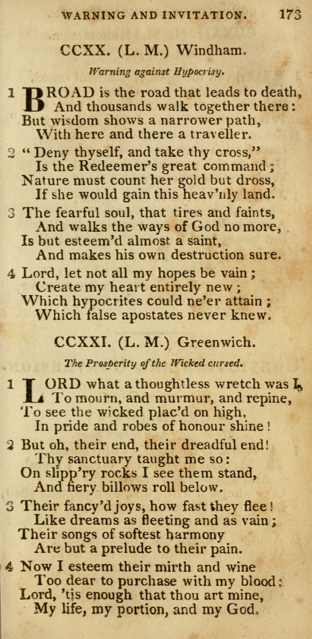 The Cluster of Spiritual Songs, Divine Hymns and Sacred Poems: being chiefly a collection (3rd ed. rev.) page 173