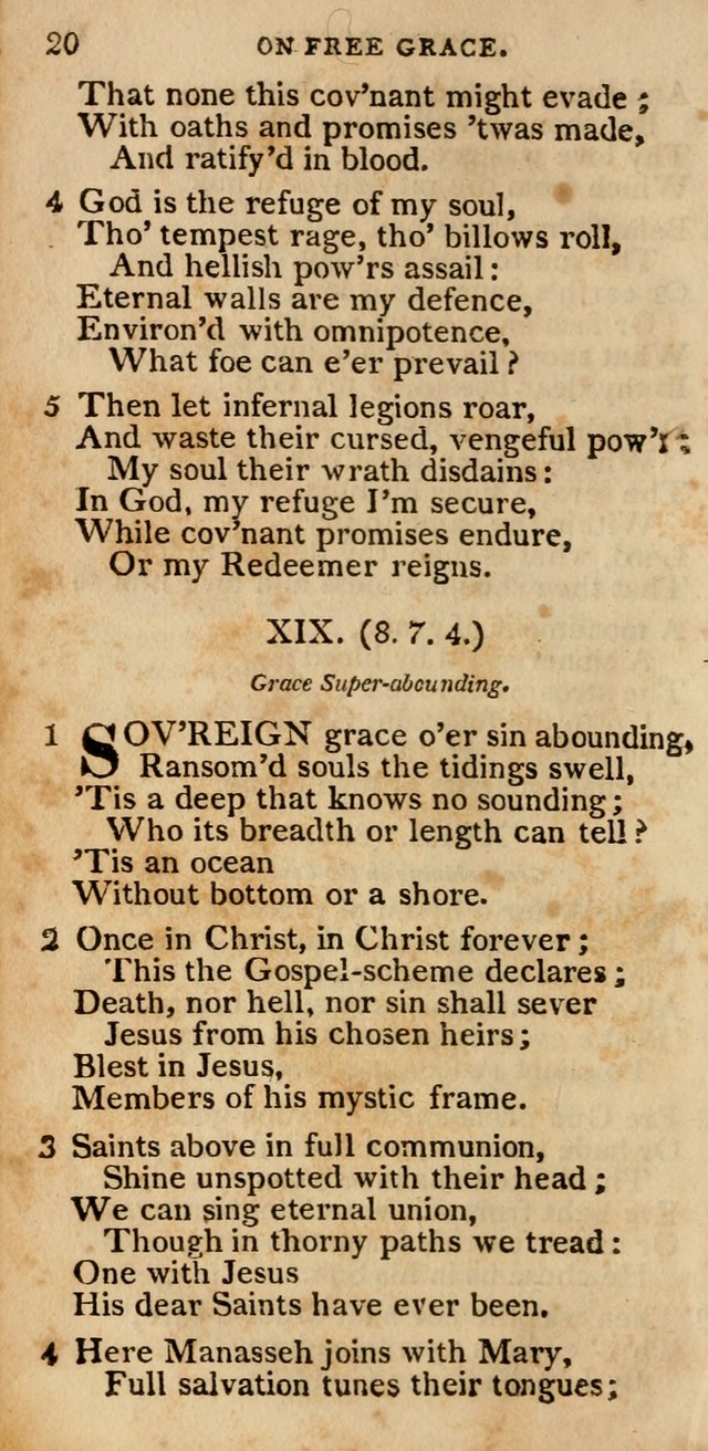 The Cluster of Spiritual Songs, Divine Hymns and Sacred Poems: being chiefly a collection (3rd ed. rev.) page 20