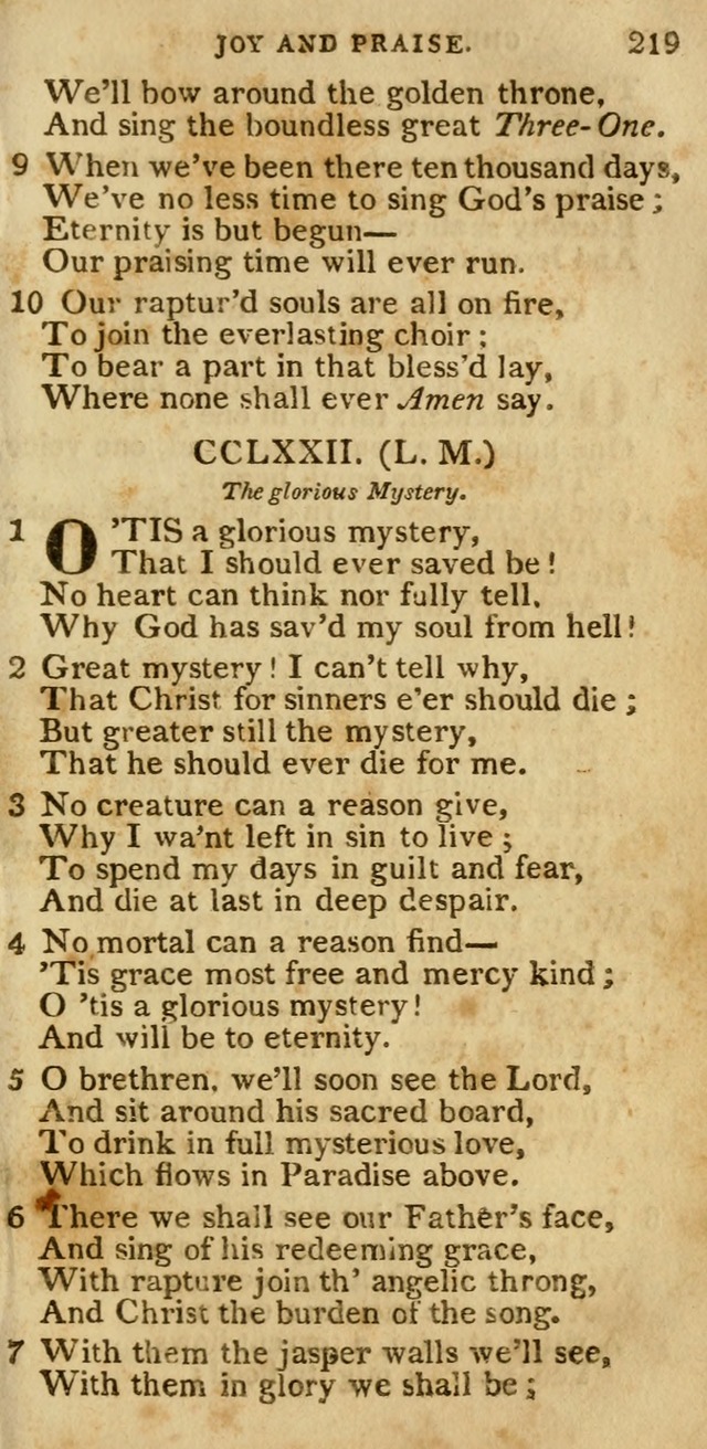 The Cluster of Spiritual Songs, Divine Hymns and Sacred Poems: being chiefly a collection (3rd ed. rev.) page 219