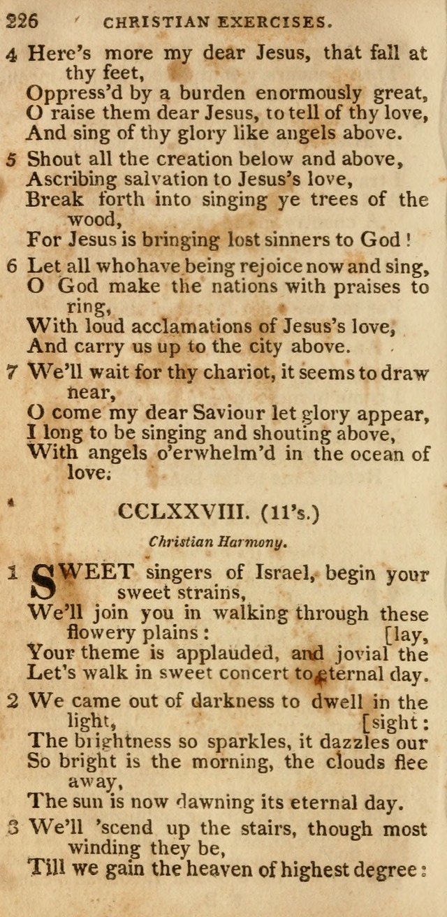 The Cluster of Spiritual Songs, Divine Hymns and Sacred Poems: being chiefly a collection (3rd ed. rev.) page 226