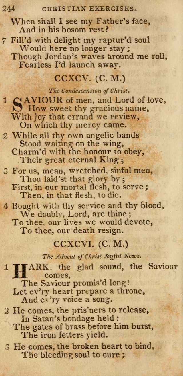 The Cluster of Spiritual Songs, Divine Hymns and Sacred Poems: being chiefly a collection (3rd ed. rev.) page 244