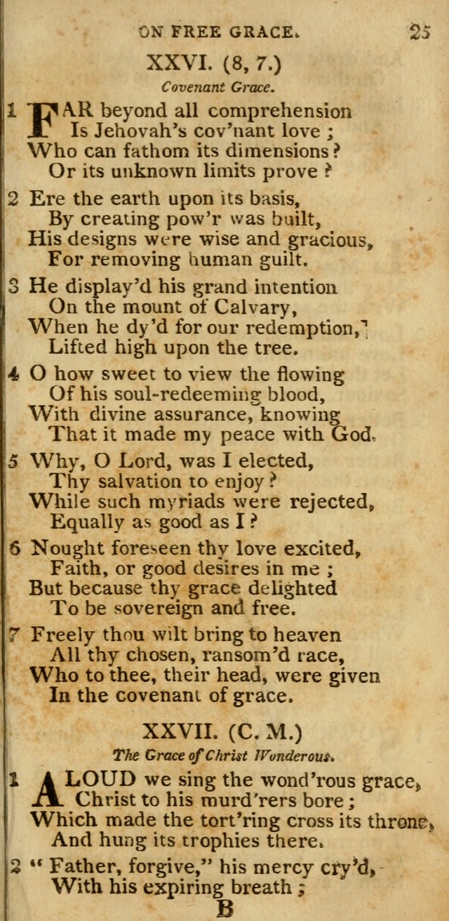 The Cluster of Spiritual Songs, Divine Hymns and Sacred Poems: being chiefly a collection (3rd ed. rev.) page 25