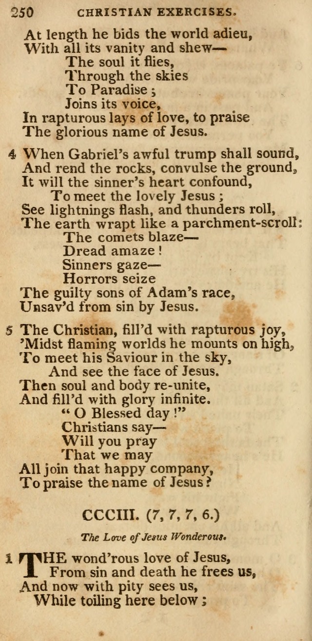 The Cluster of Spiritual Songs, Divine Hymns and Sacred Poems: being chiefly a collection (3rd ed. rev.) page 250