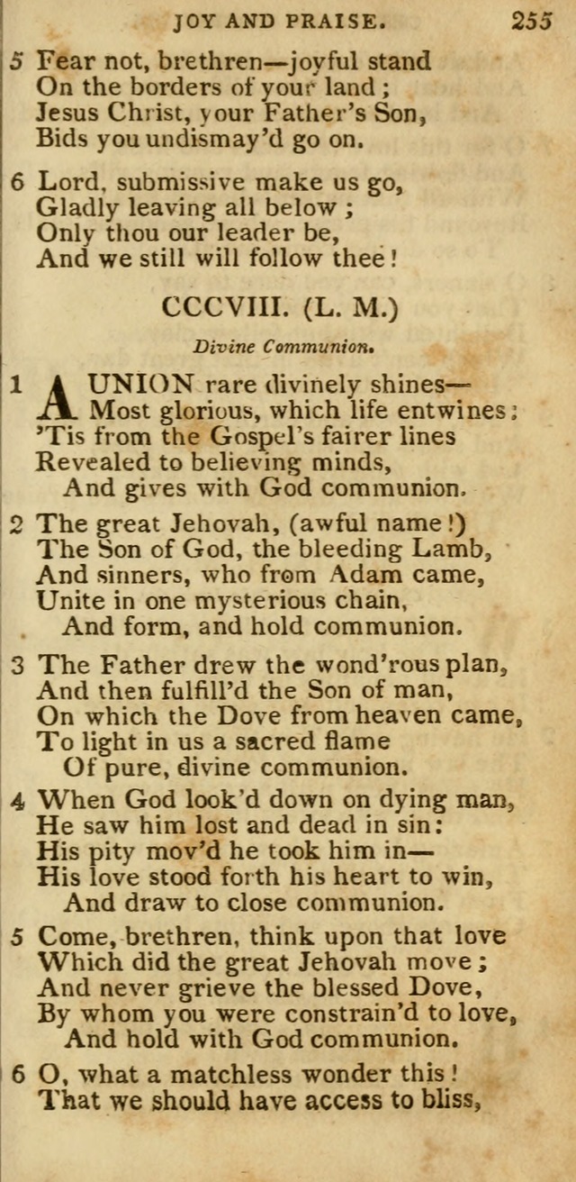 The Cluster of Spiritual Songs, Divine Hymns and Sacred Poems: being chiefly a collection (3rd ed. rev.) page 255