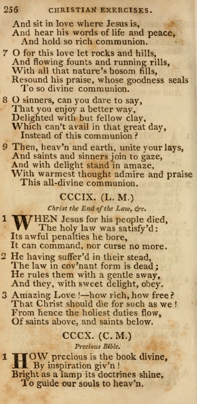 The Cluster of Spiritual Songs, Divine Hymns and Sacred Poems: being chiefly a collection (3rd ed. rev.) page 256