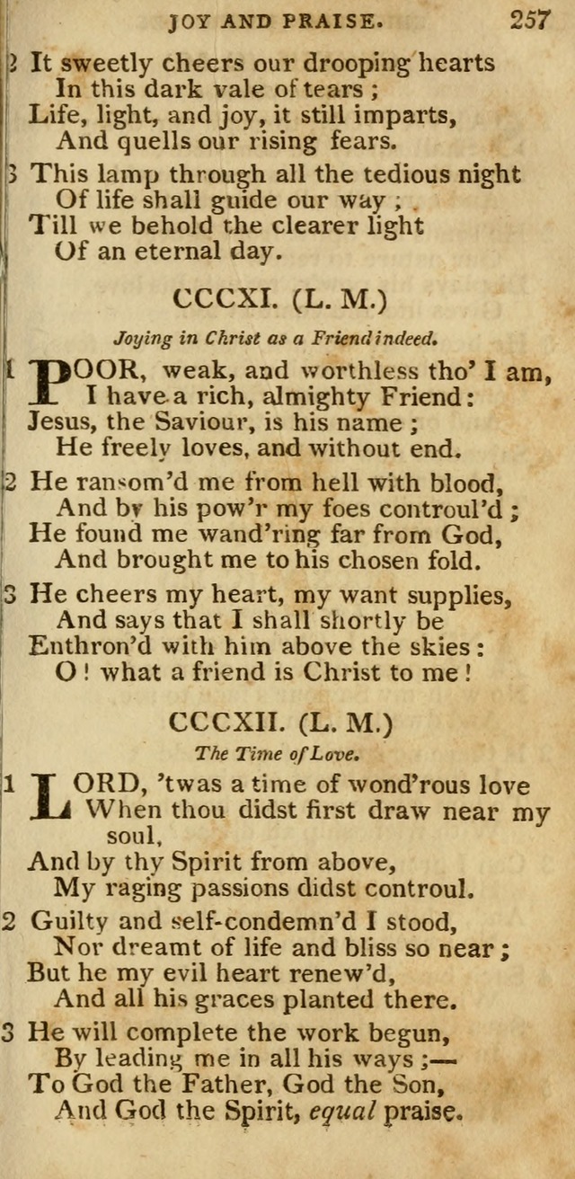 The Cluster of Spiritual Songs, Divine Hymns and Sacred Poems: being chiefly a collection (3rd ed. rev.) page 257