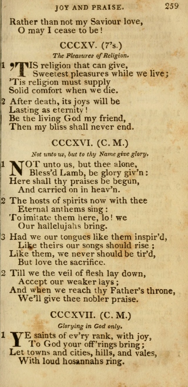 The Cluster of Spiritual Songs, Divine Hymns and Sacred Poems: being chiefly a collection (3rd ed. rev.) page 259