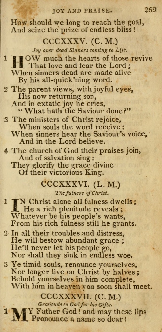 The Cluster of Spiritual Songs, Divine Hymns and Sacred Poems: being chiefly a collection (3rd ed. rev.) page 269