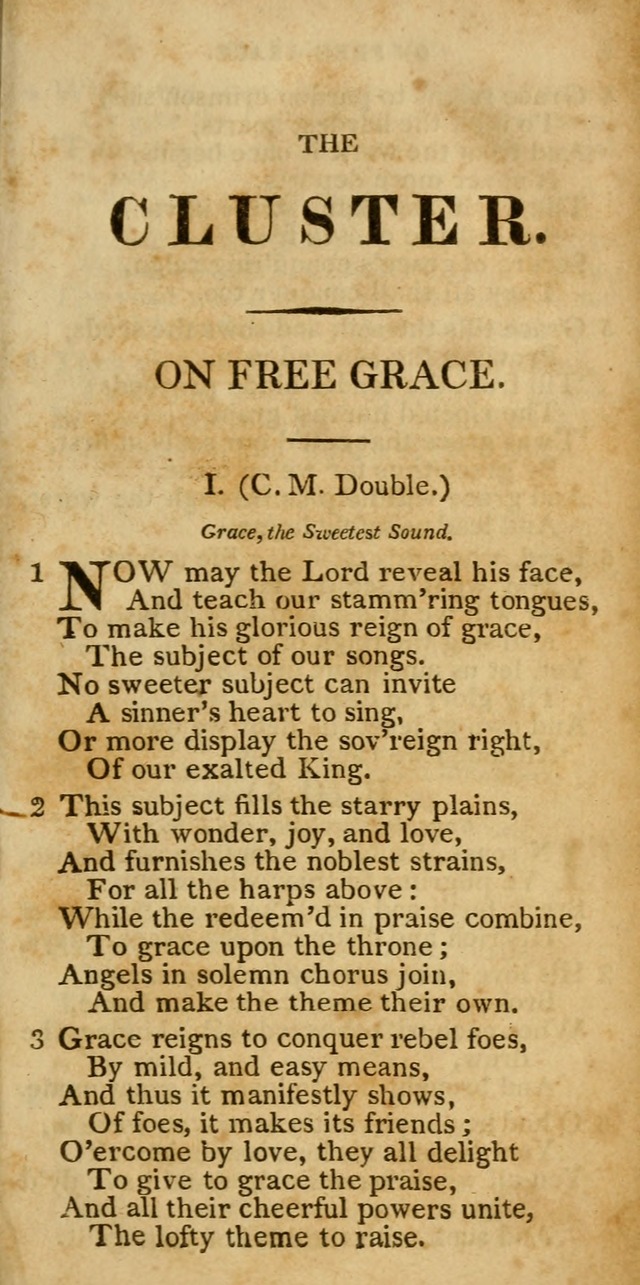 The Cluster of Spiritual Songs, Divine Hymns and Sacred Poems: being chiefly a collection (3rd ed. rev.) page 3