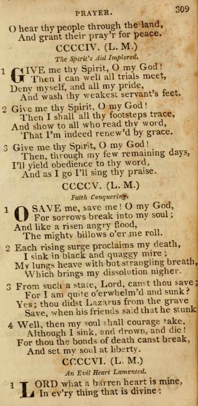 The Cluster of Spiritual Songs, Divine Hymns and Sacred Poems: being chiefly a collection (3rd ed. rev.) page 309