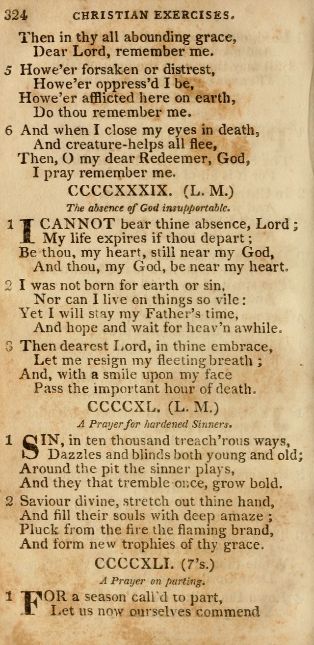 The Cluster of Spiritual Songs, Divine Hymns and Sacred Poems: being chiefly a collection (3rd ed. rev.) page 324